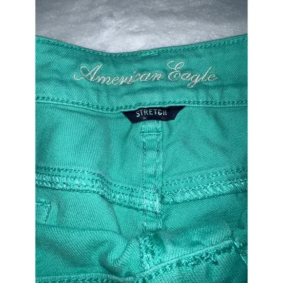 New American Eagle Shortie Stretch Shorts Size 12 - Picture 4 of 6